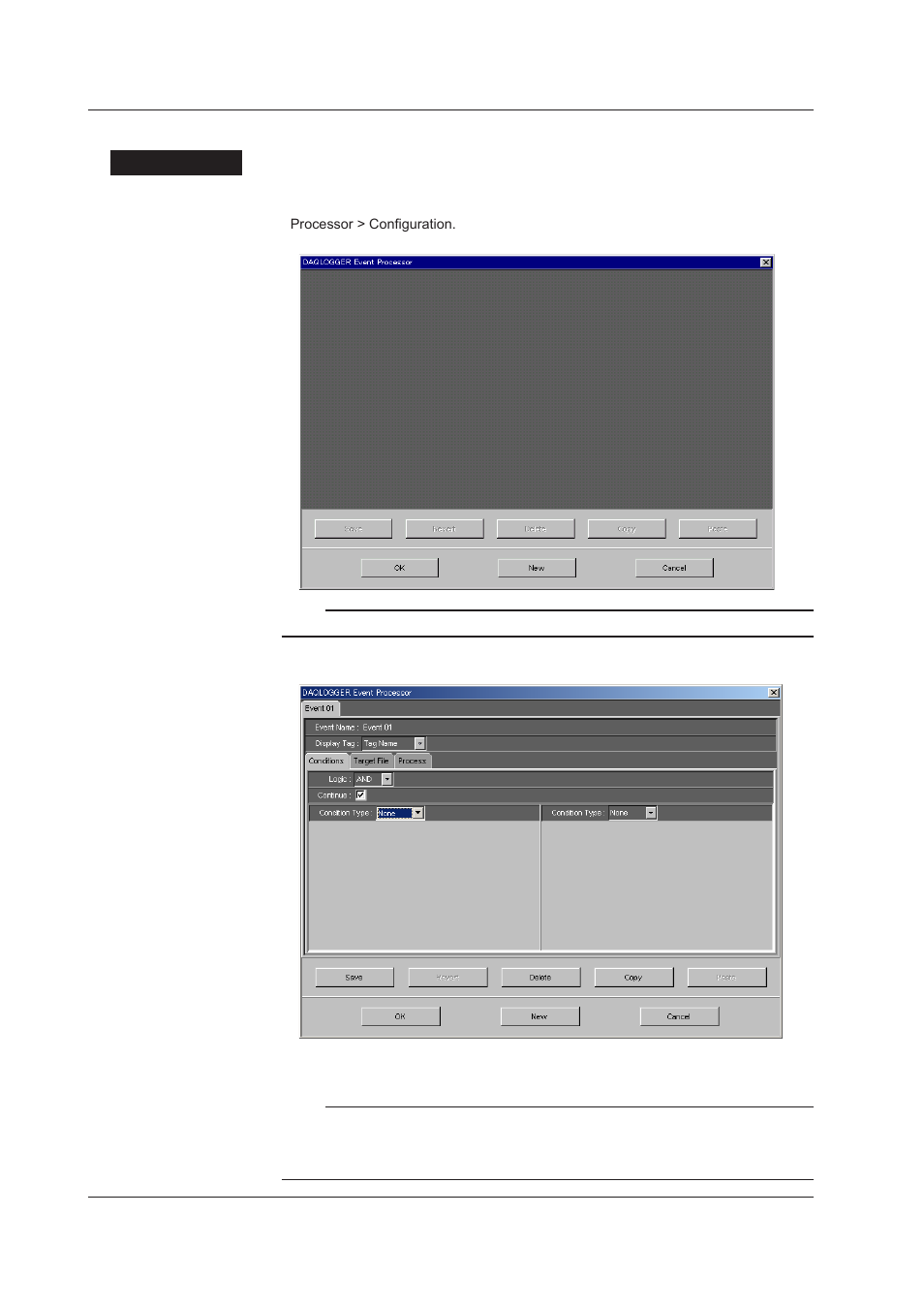 Setting events | Yokogawa DAQWORX User Manual | Page 157 / 482