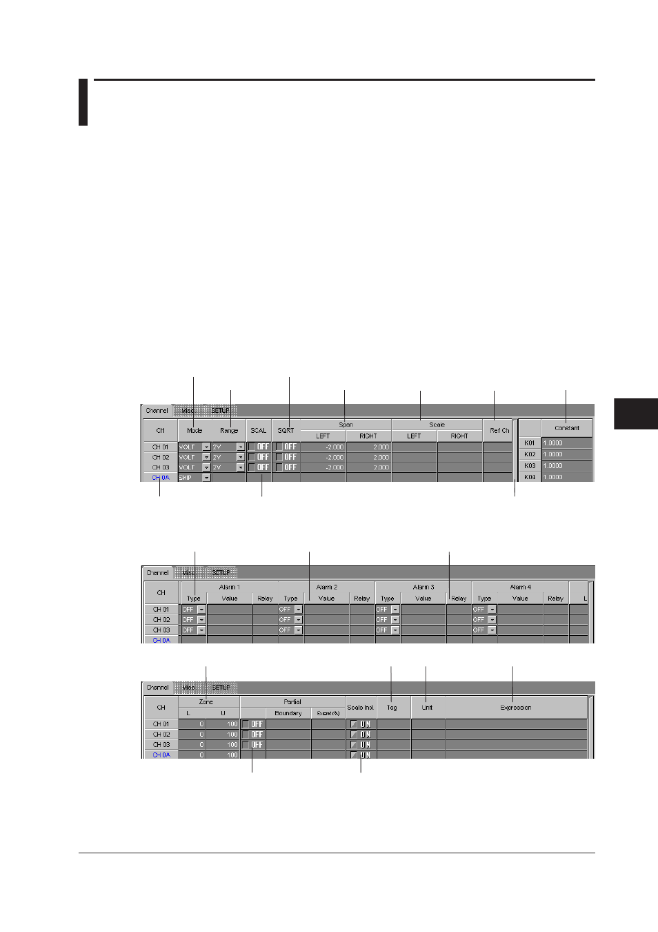 4 setting vr series, 4 setting vr series -9, Index | Editing the settings | Yokogawa DAQWORX User Manual | Page 185 / 482