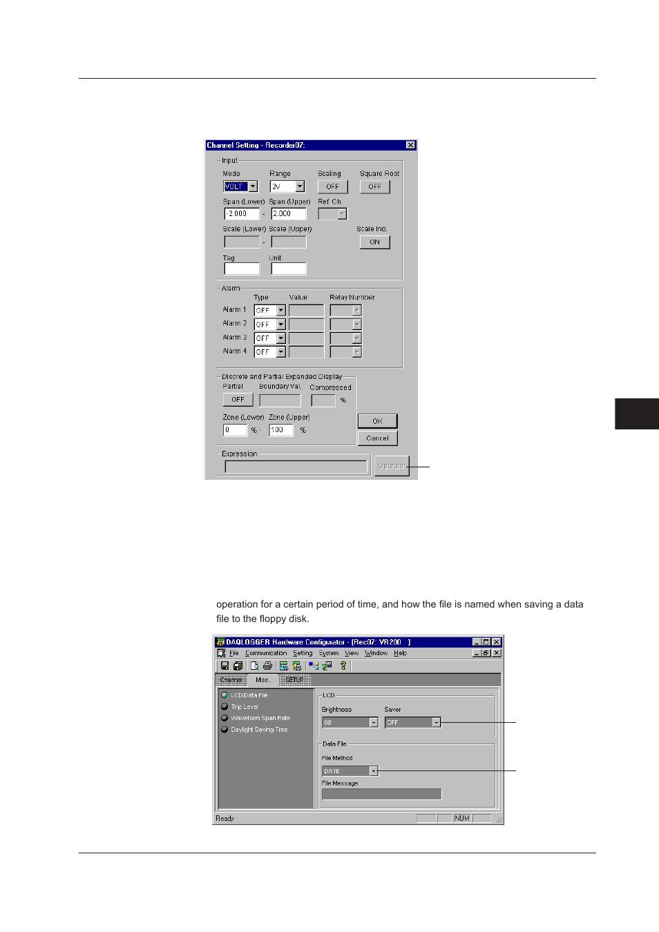 Index | Yokogawa DAQWORX User Manual | Page 187 / 482