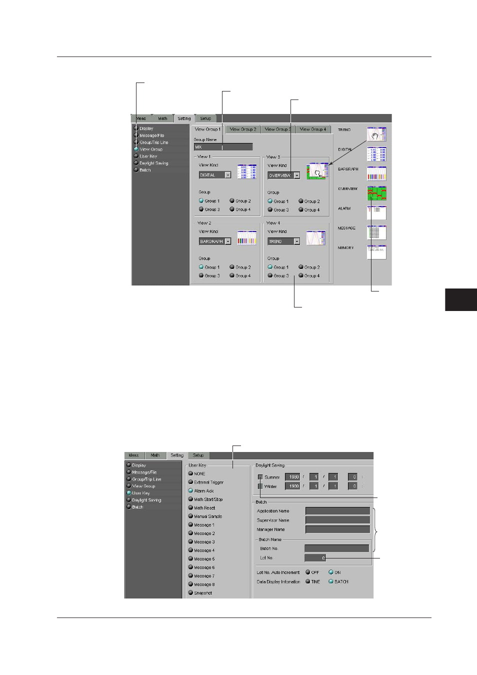 Index | Yokogawa DAQWORX User Manual | Page 207 / 482