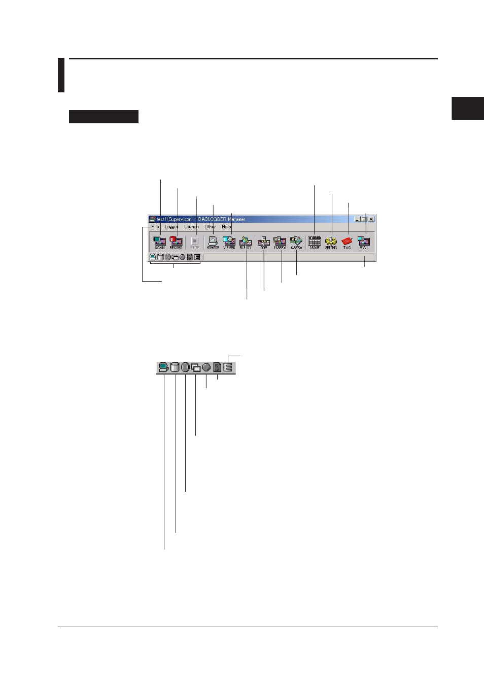 3 starting daqlogger, 3 starting daqlogger -3, Index | Starting daqlogger | Yokogawa DAQWORX User Manual | Page 23 / 482