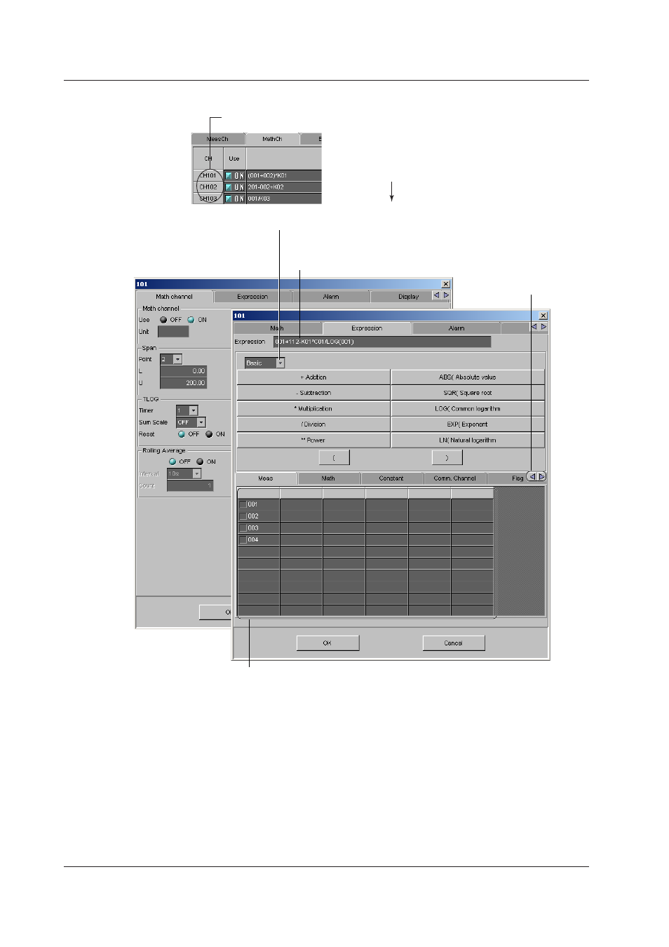 Setting one computation channel at a time | Yokogawa DAQWORX User Manual | Page 234 / 482