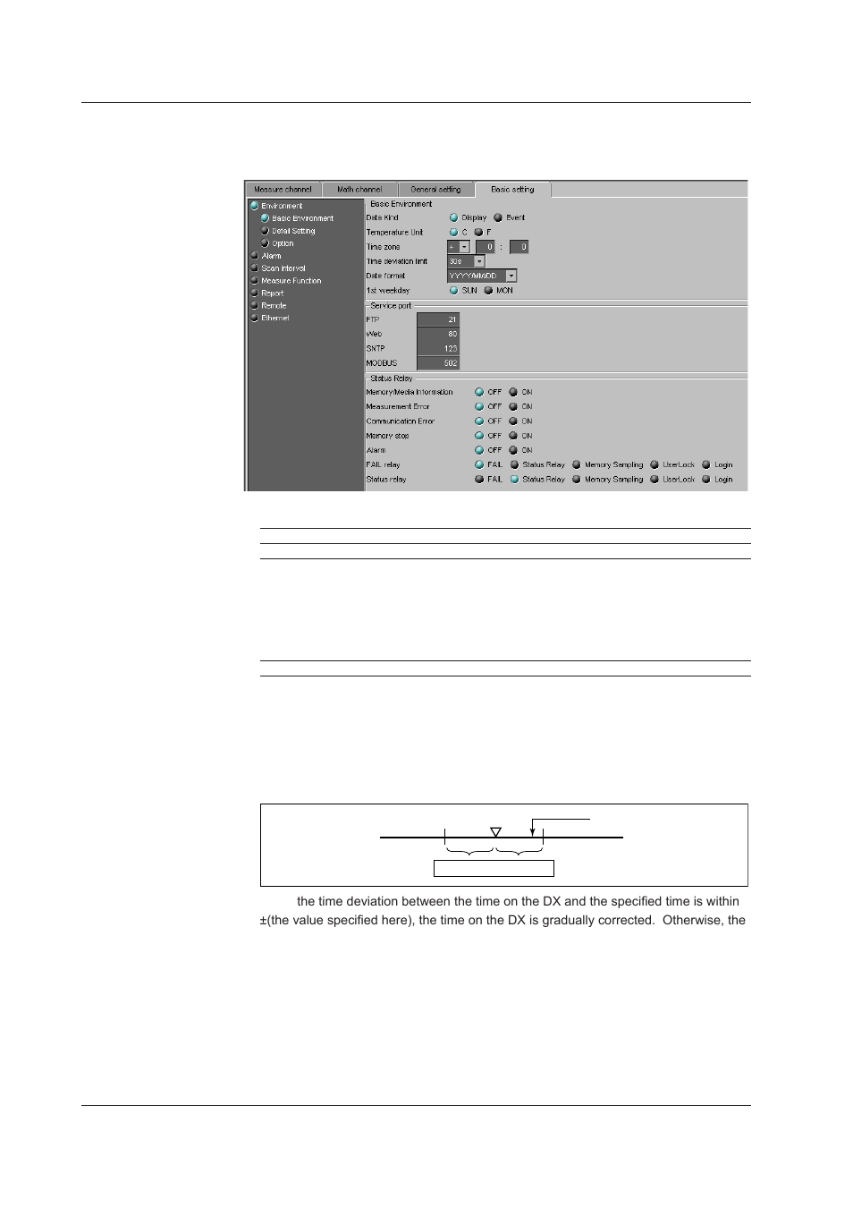 Entering basic settings environment | Yokogawa DAQWORX User Manual | Page 254 / 482
