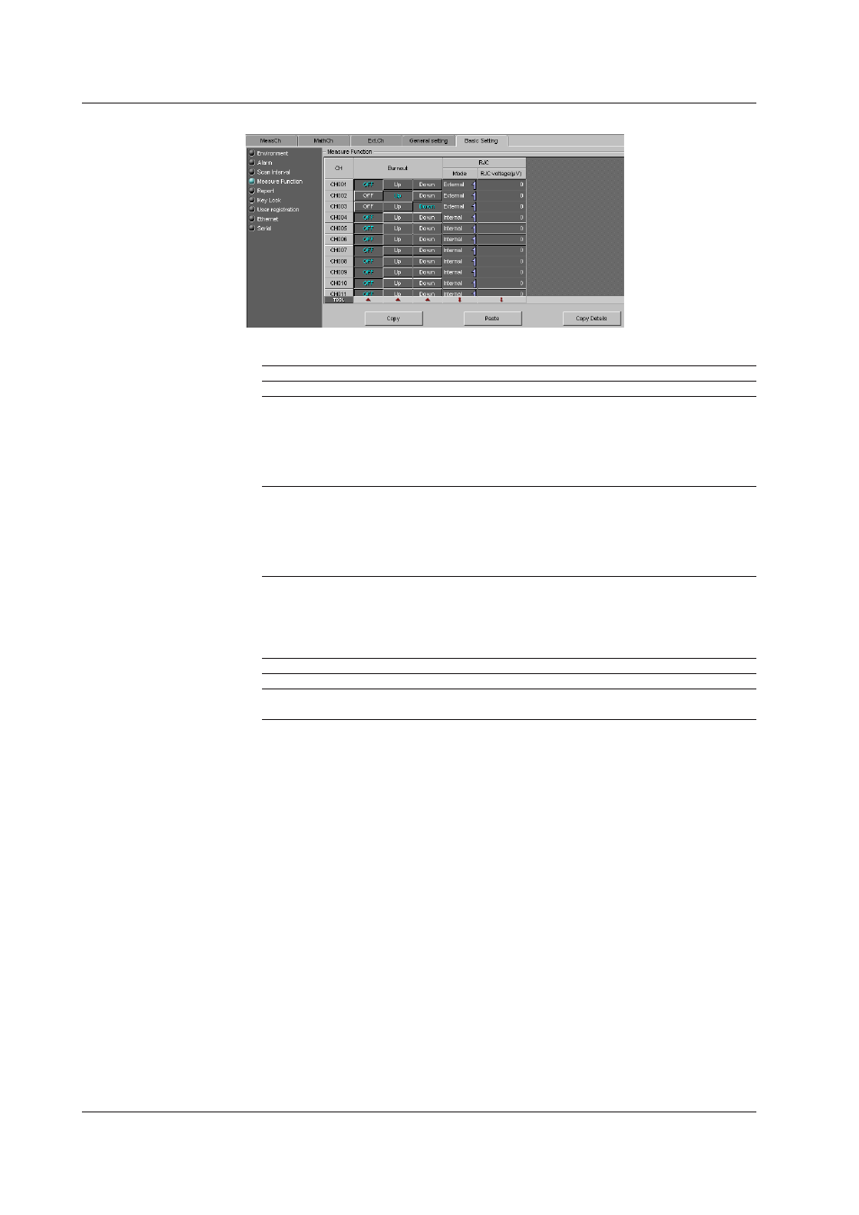 Measure function | Yokogawa DAQWORX User Manual | Page 266 / 482