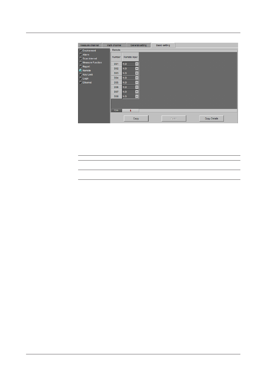 Remote (release number 3 or later) | Yokogawa DAQWORX User Manual | Page 268 / 482