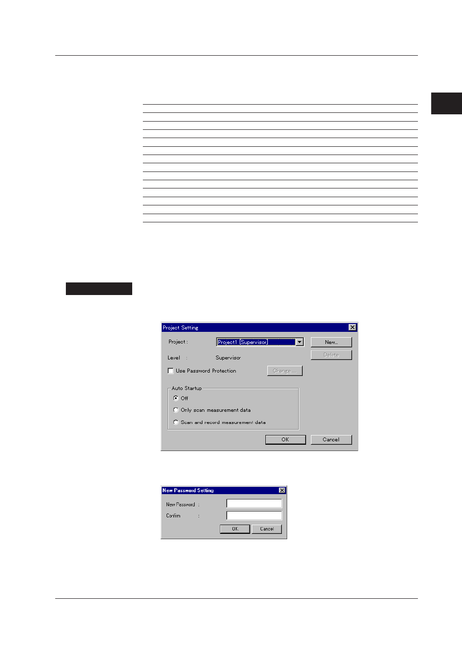 Index, Setting password protection | Yokogawa DAQWORX User Manual | Page 29 / 482