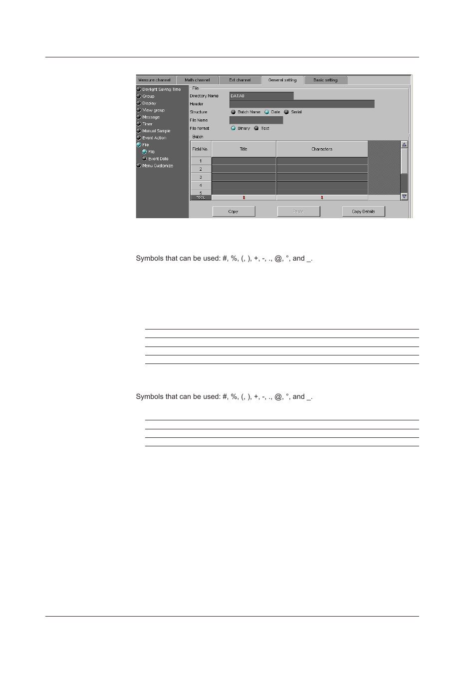 File | Yokogawa DAQWORX User Manual | Page 314 / 482