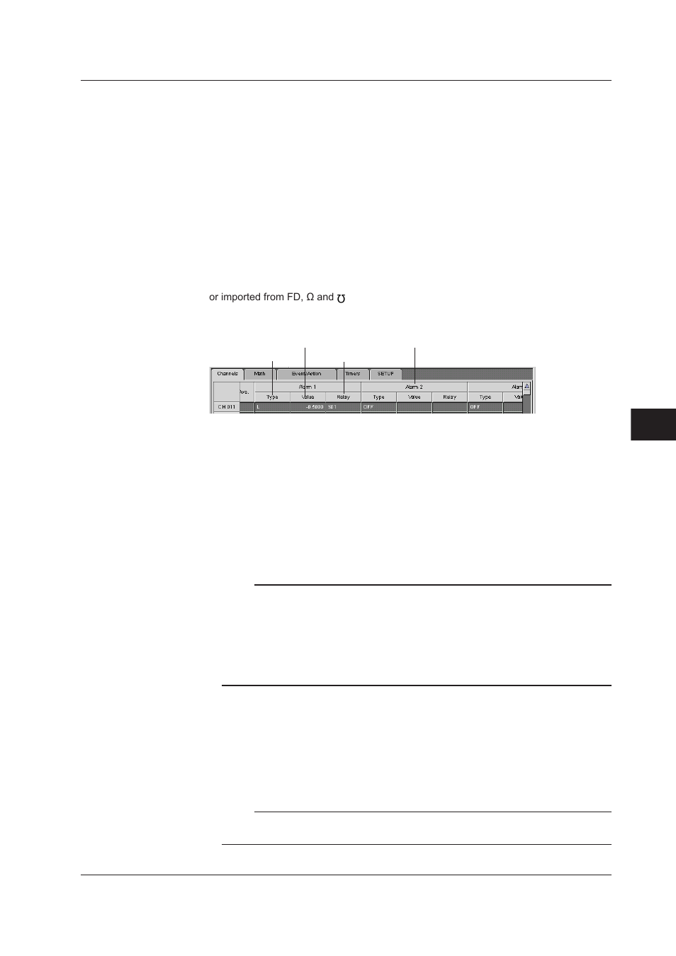 Index, Setting alarm | Yokogawa DAQWORX User Manual | Page 345 / 482