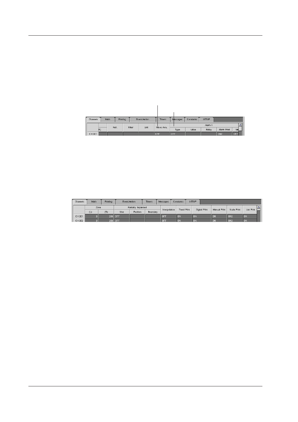 Setting moving average and filter, Recording-related settings (dr only) | Yokogawa DAQWORX User Manual | Page 346 / 482
