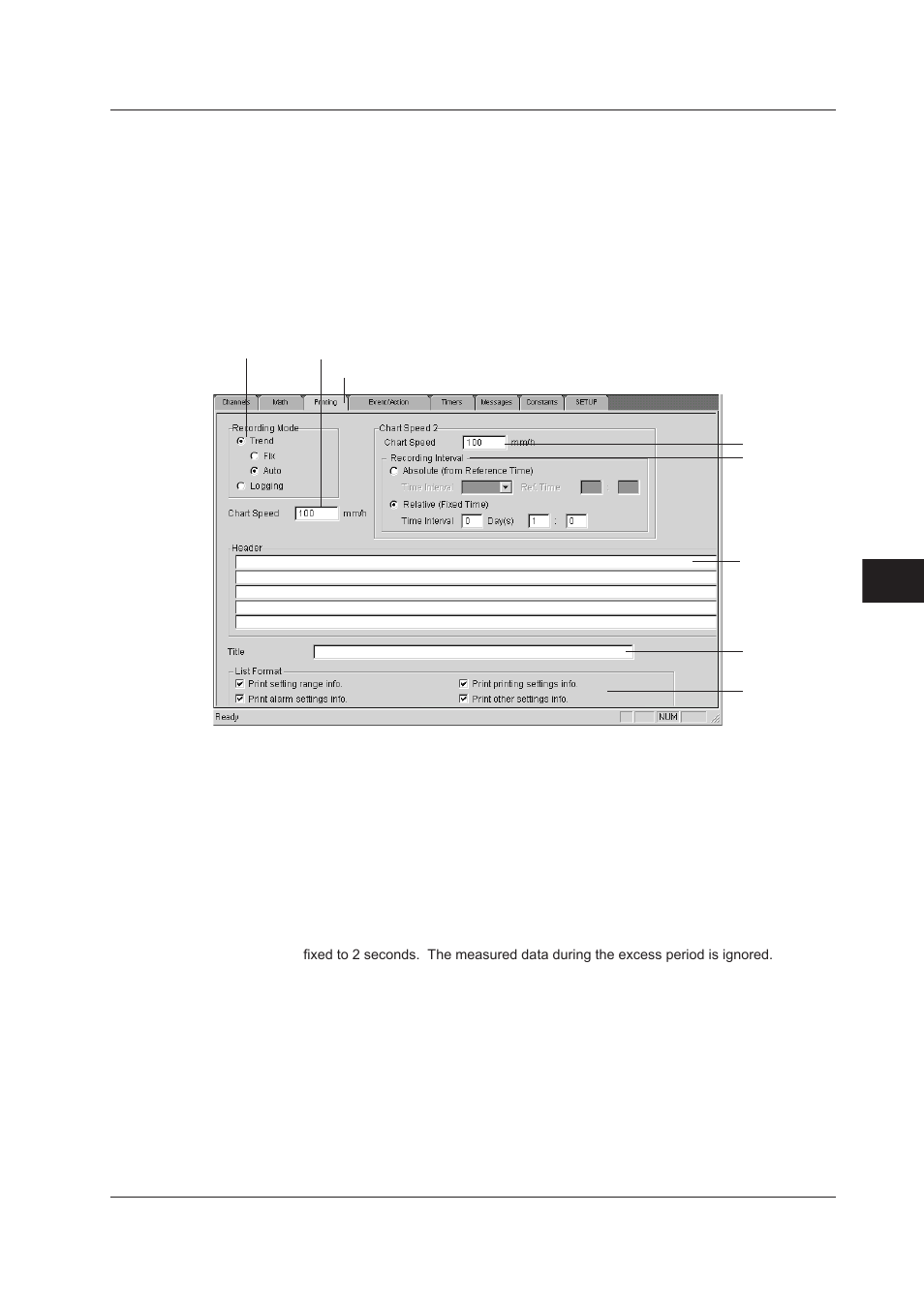 Index, Printing settings (dr only) | Yokogawa DAQWORX User Manual | Page 357 / 482