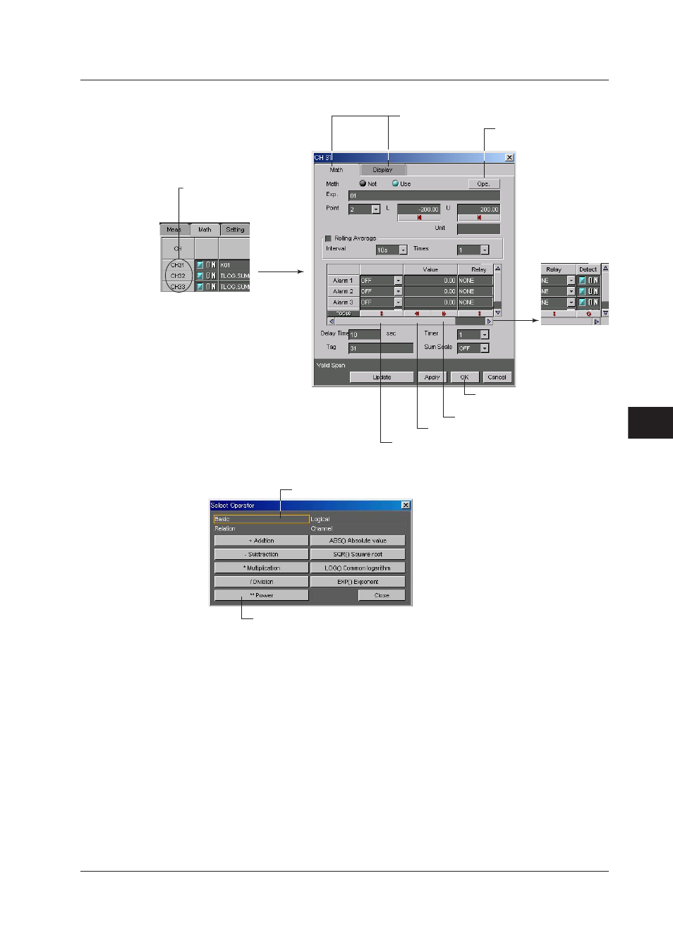 Index | Yokogawa DAQWORX User Manual | Page 429 / 482