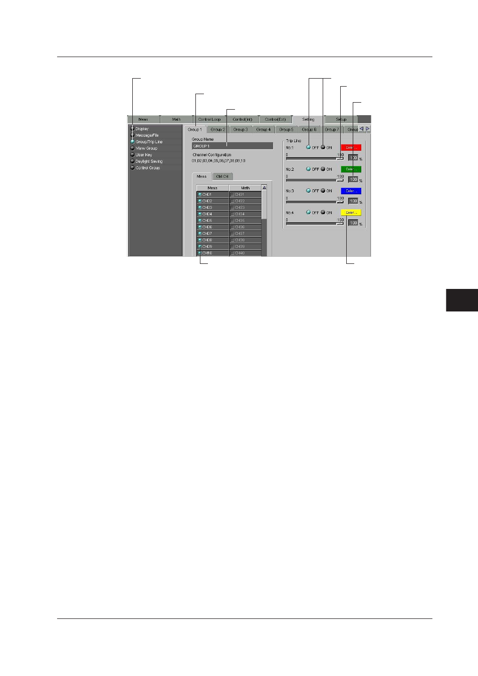 Index | Yokogawa DAQWORX User Manual | Page 433 / 482
