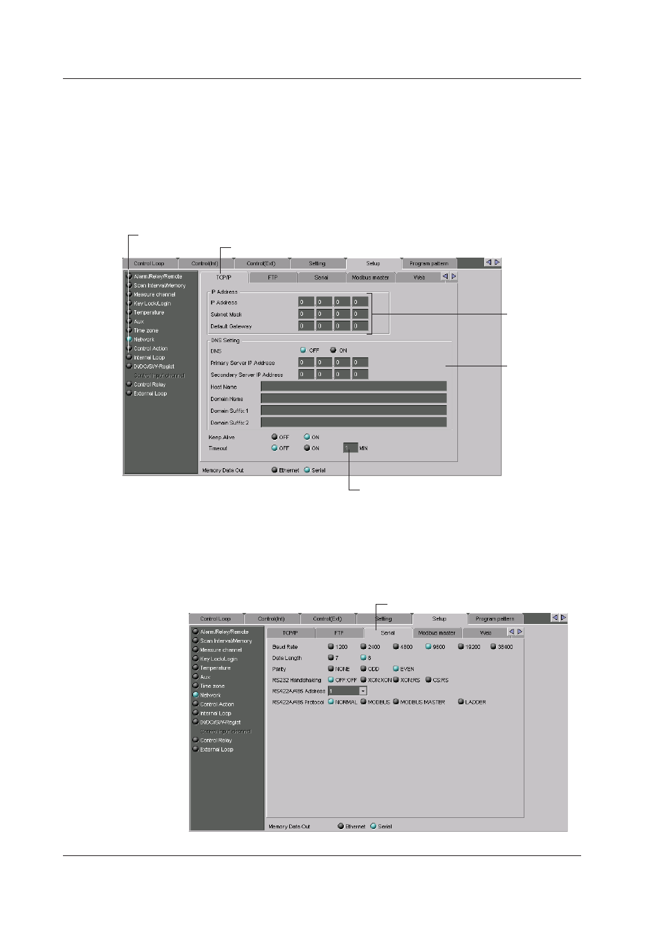 Network settings | Yokogawa DAQWORX User Manual | Page 436 / 482