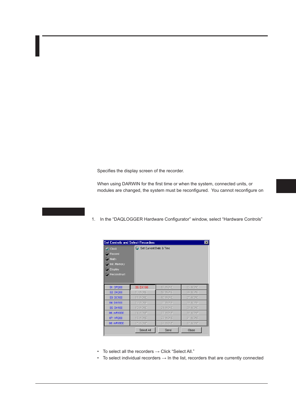 16 transmitting control commands to the recorder | Yokogawa DAQWORX User Manual | Page 449 / 482