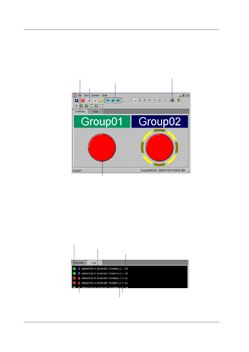 Alarm monitor | Yokogawa DAQWORX User Manual | Page 459 / 482