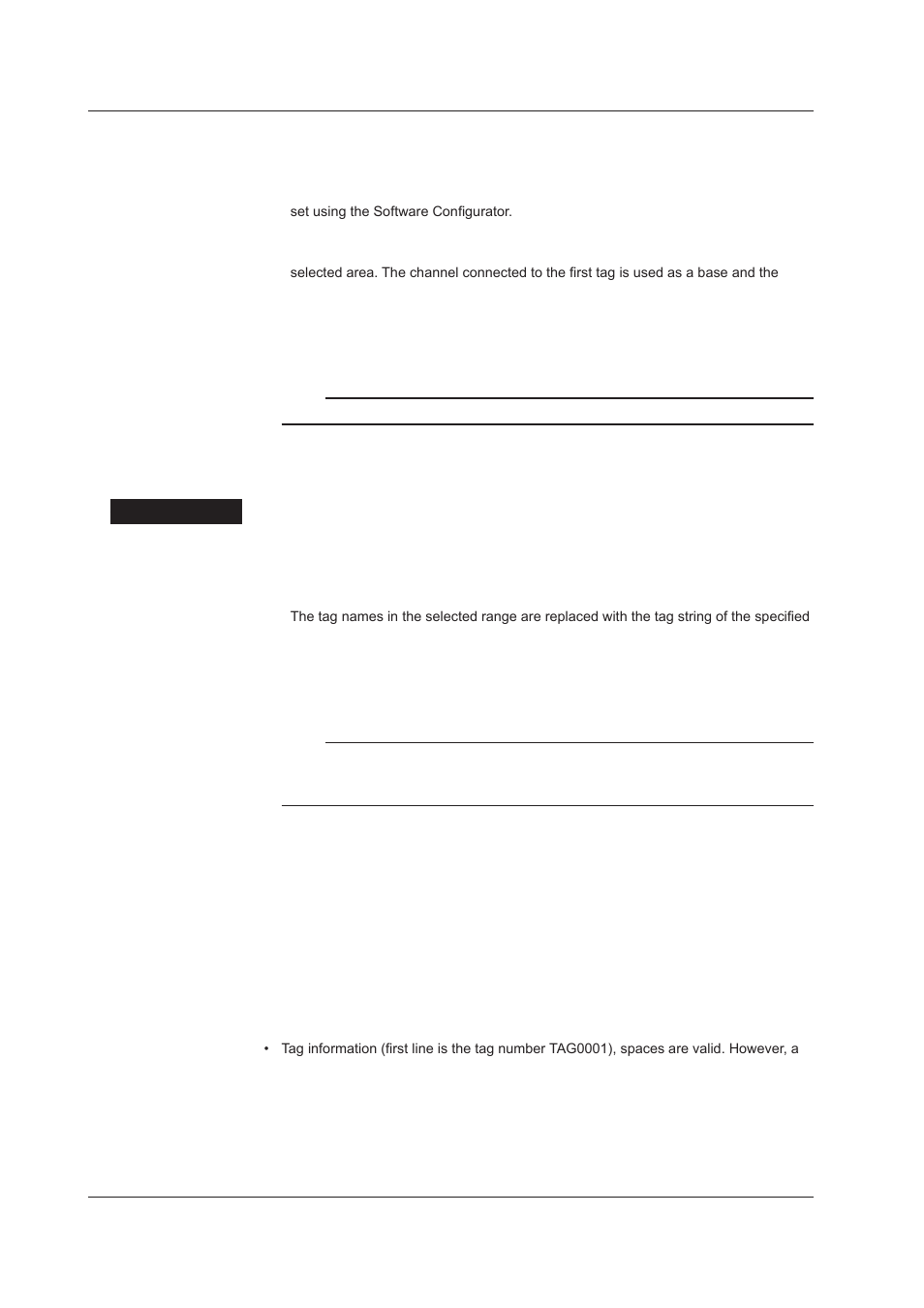Reading tag names from the recorder, Importing tag strings from text files | Yokogawa DAQWORX User Manual | Page 48 / 482