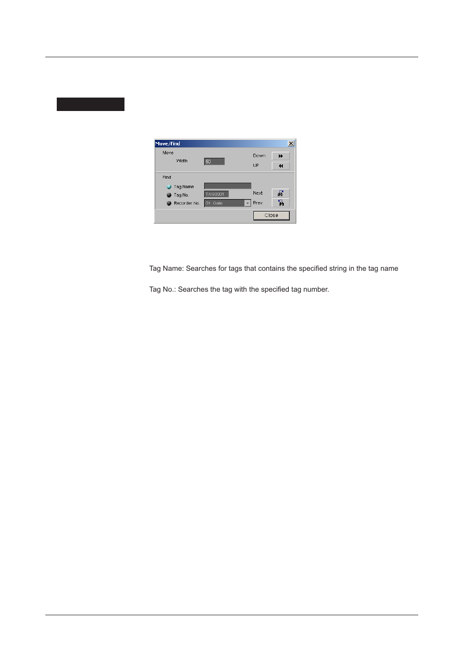 Searching tags | Yokogawa DAQWORX User Manual | Page 50 / 482