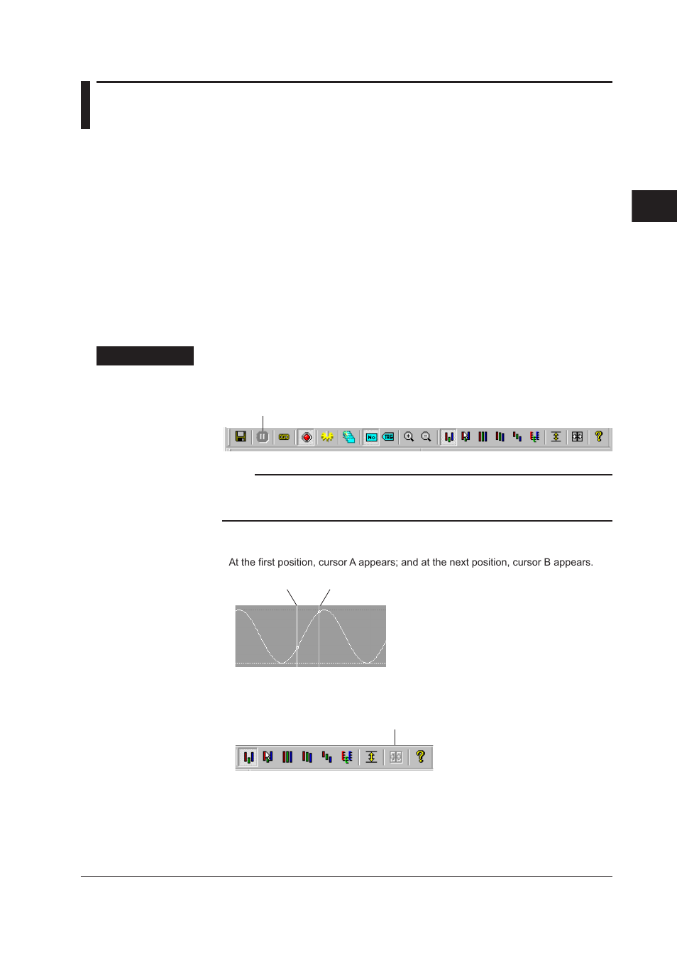 4 using the cursors, 4 using the cursors -19 | Yokogawa DAQWORX User Manual | Page 97 / 482