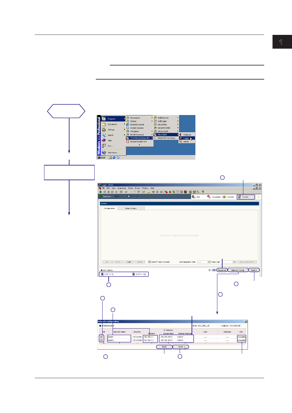 Overview of operations, Overview of operations -5, Index | Overvew of operatons | Yokogawa DAQWORX User Manual | Page 12 / 163