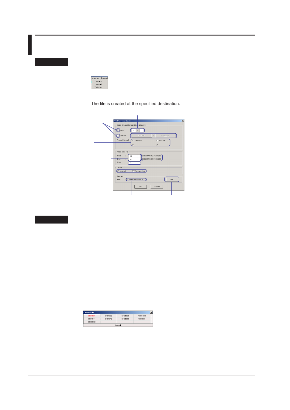 7 converting data formats, 7 converting data formats -24, 7 convertng data formats | Yokogawa DAQWORX User Manual | Page 137 / 163