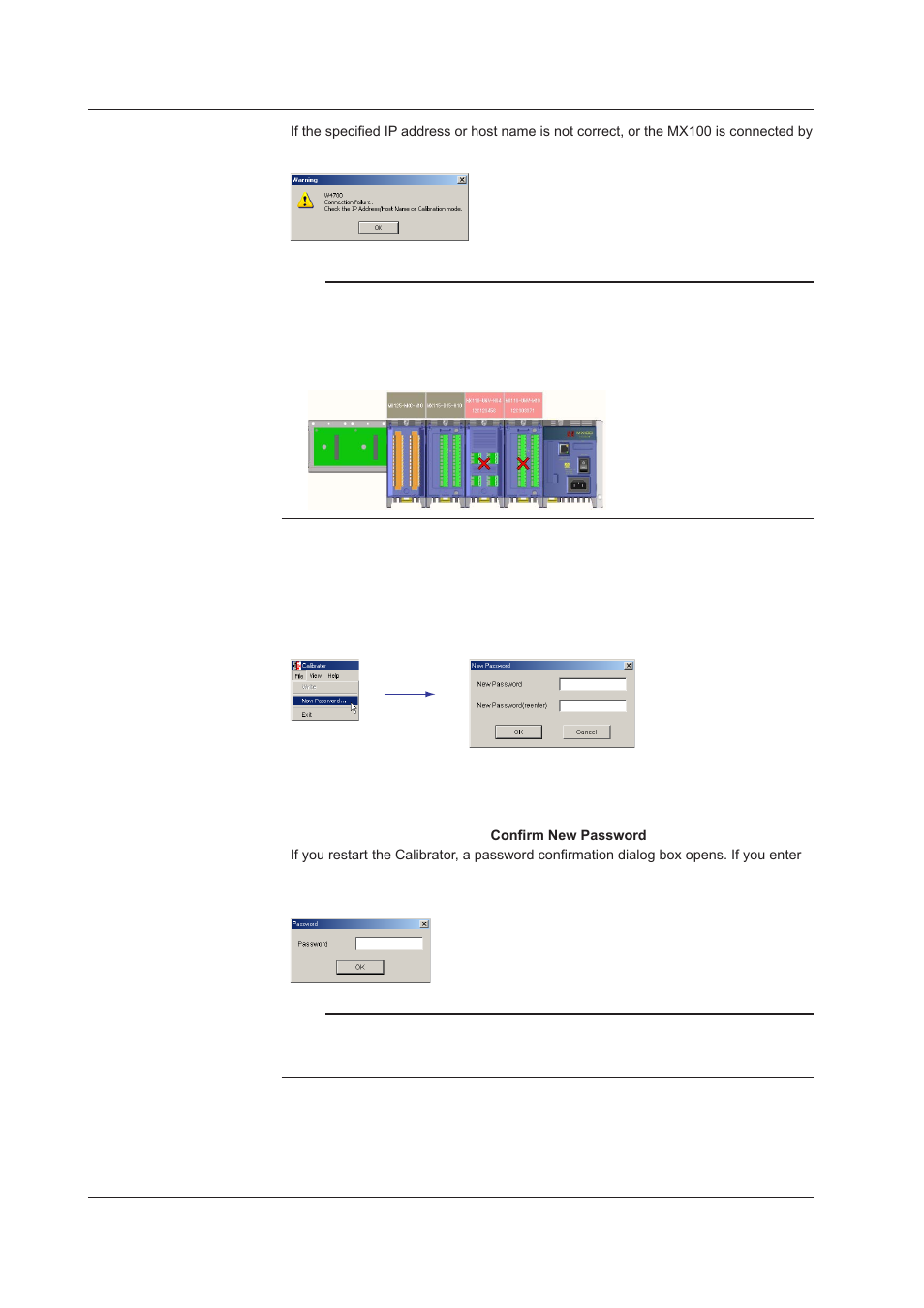 When setting a password for startup, When setting a password for startup -2, When settng a password for startup | Yokogawa DAQWORX User Manual | Page 146 / 163