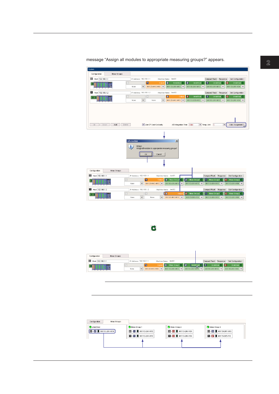 Assigning input modules to measurement groups, Assigning input modules to measurement groups -7, Index | Assgnng input modules to measurement groups | Yokogawa DAQWORX User Manual | Page 37 / 163