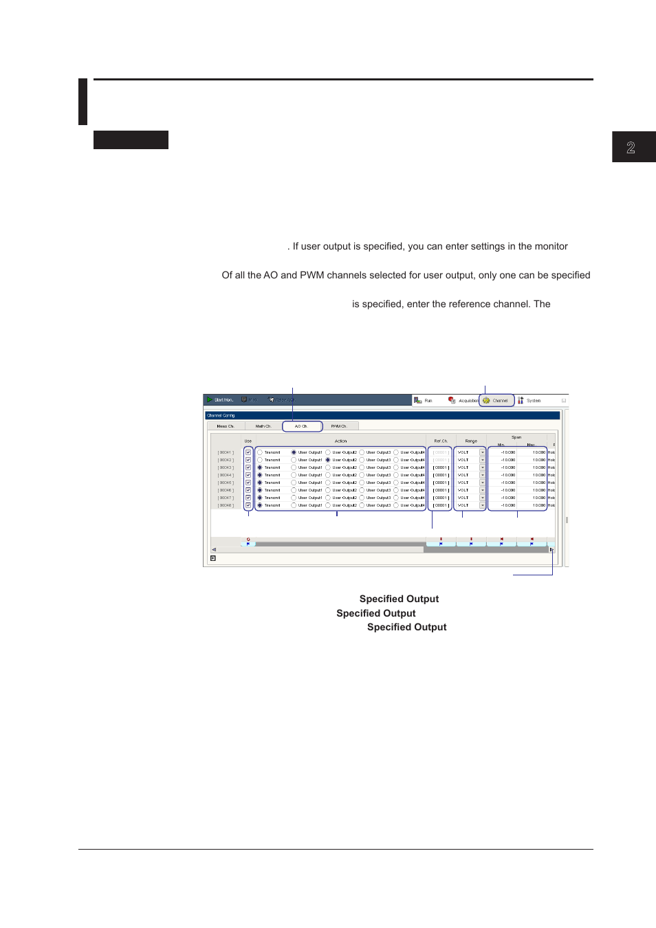 8 analog/pwm output settings, Setting analog output, 8 analog/pwm output settings -43 | Setting analog output -43, 8 analog/pwm output settngs, Index, Settng analog output | Yokogawa DAQWORX User Manual | Page 73 / 163