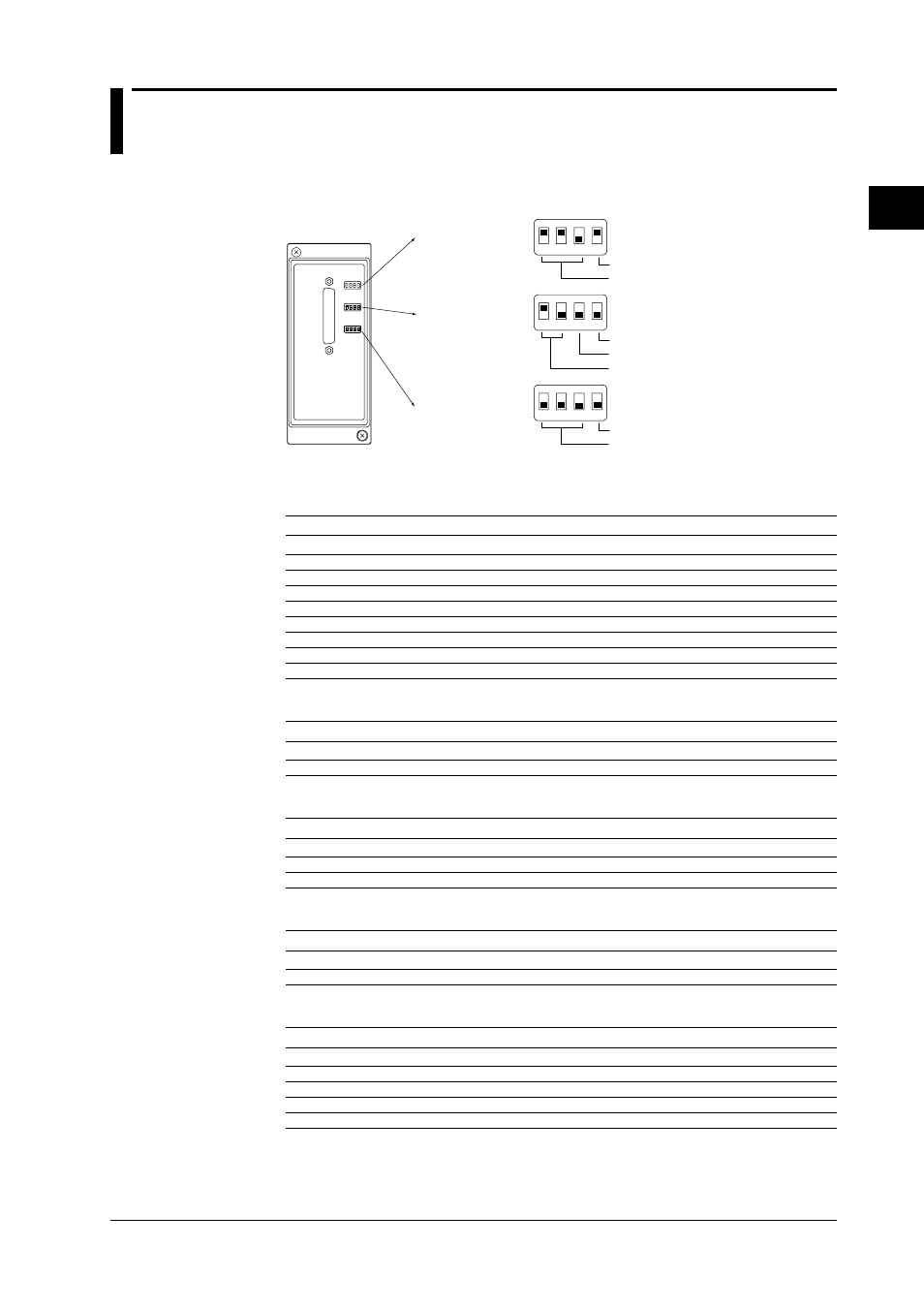 6 rs-232-c interface parameter setting procedure | Yokogawa DA100 User Manual | Page 19 / 105