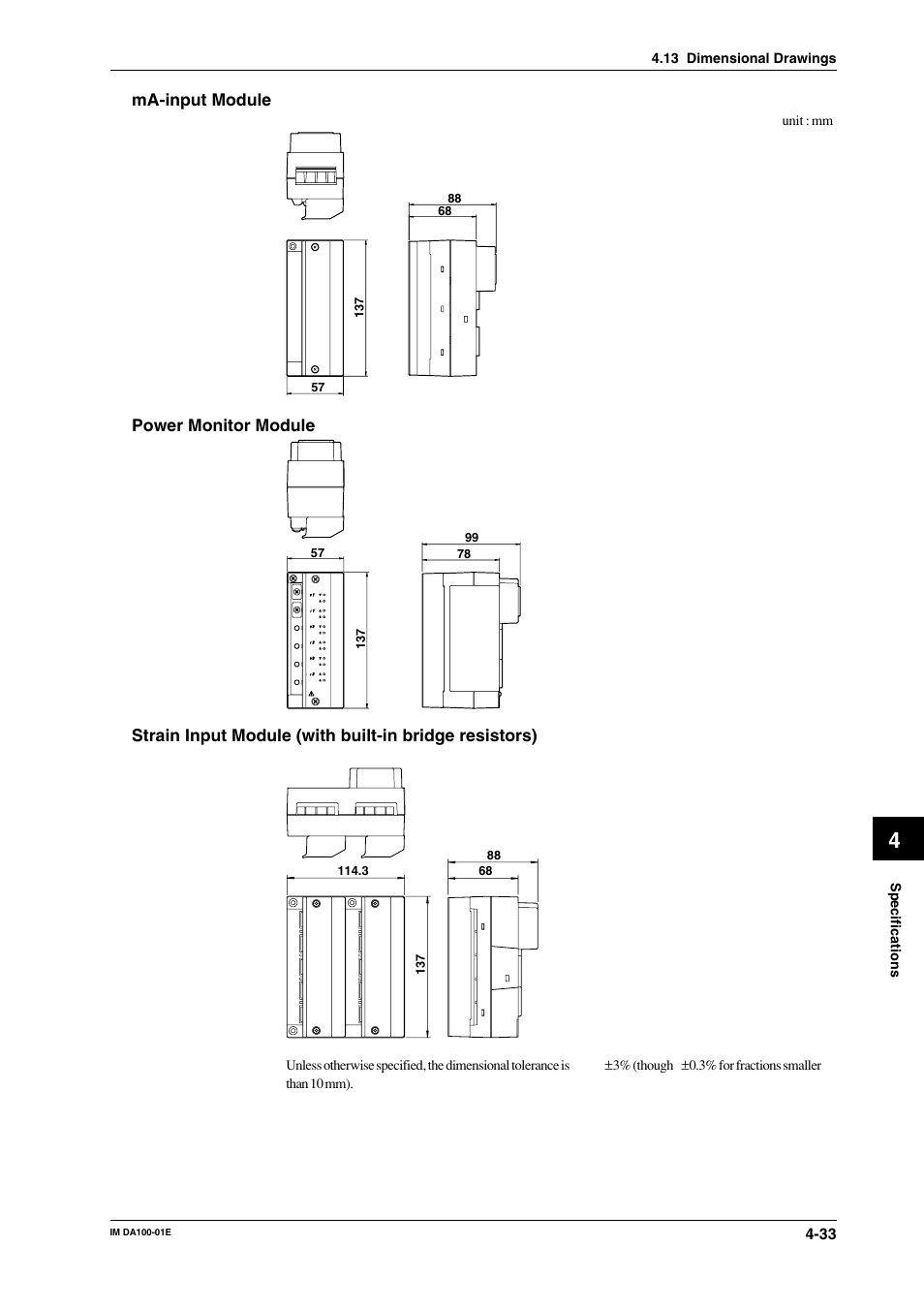 Yokogawa DA100 User Manual | Page 102 / 109
