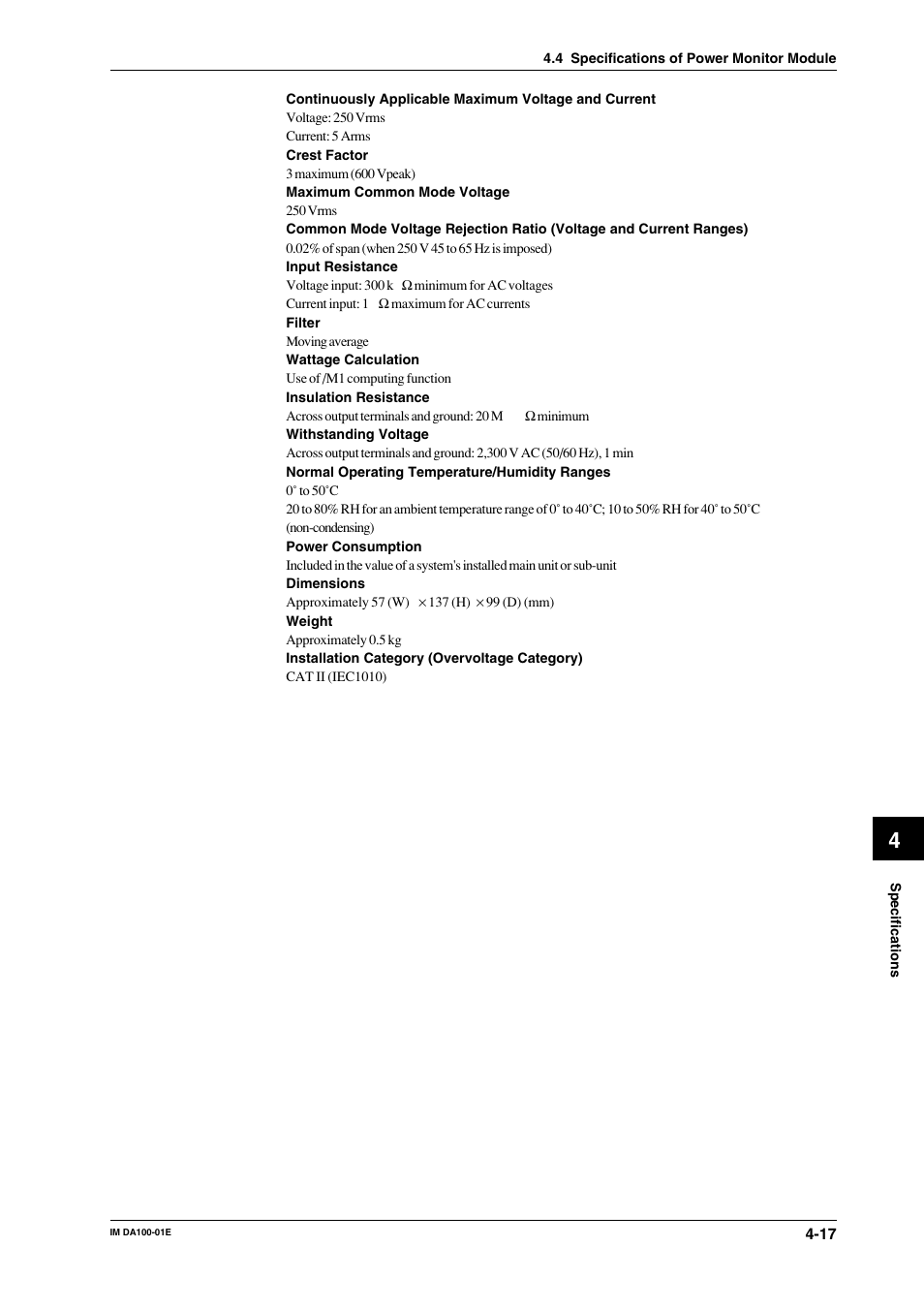 Yokogawa DA100 User Manual | Page 86 / 109