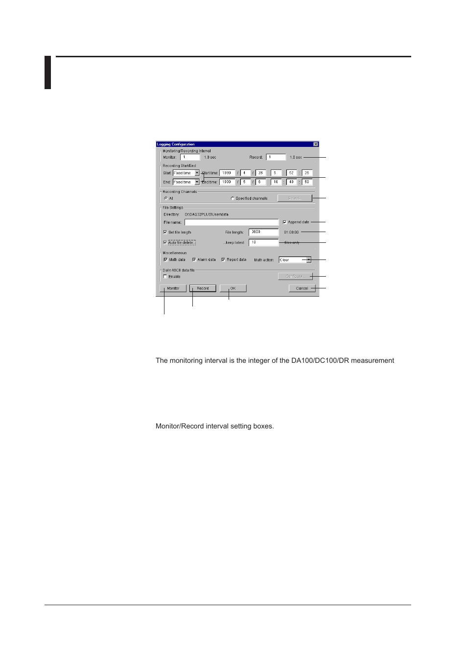 2 logging configuration, 2 logging configuration -2 | Yokogawa DAQWORX User Manual | Page 112 / 210