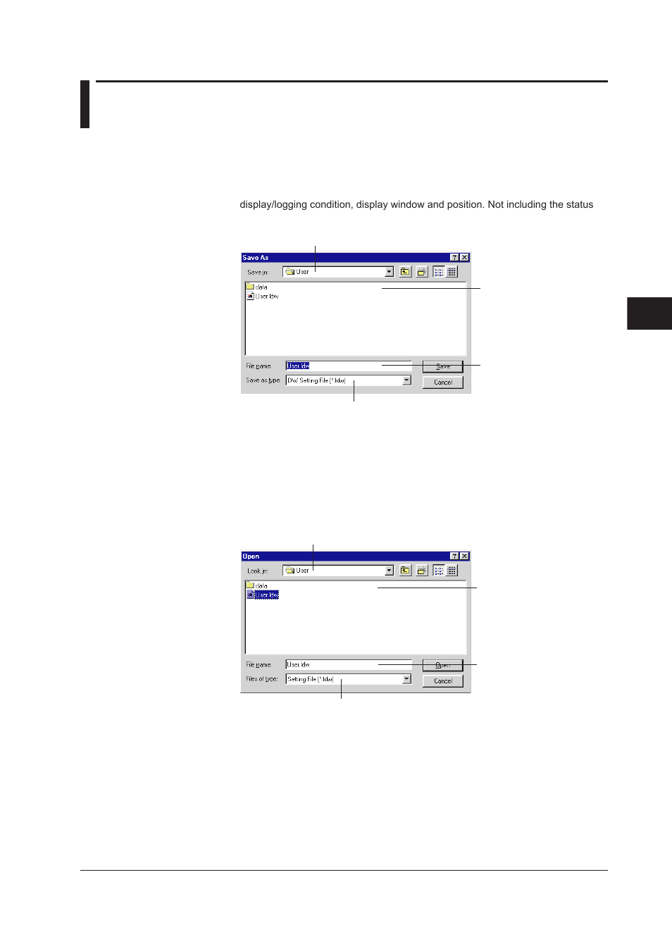 10 saving and loading setting data, 10 saving and loading setting data -19 | Yokogawa DAQWORX User Manual | Page 129 / 210