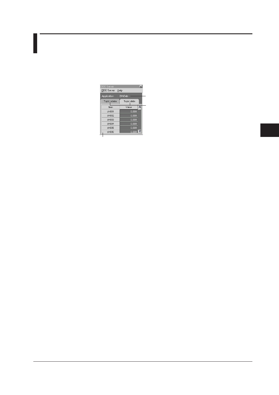 14 using the dde server, 14 using the dde server -23 | Yokogawa DAQWORX User Manual | Page 133 / 210
