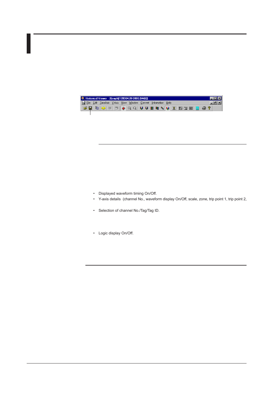 13 saving display conditions, 13 saving display conditions -20 | Yokogawa DAQWORX User Manual | Page 156 / 210