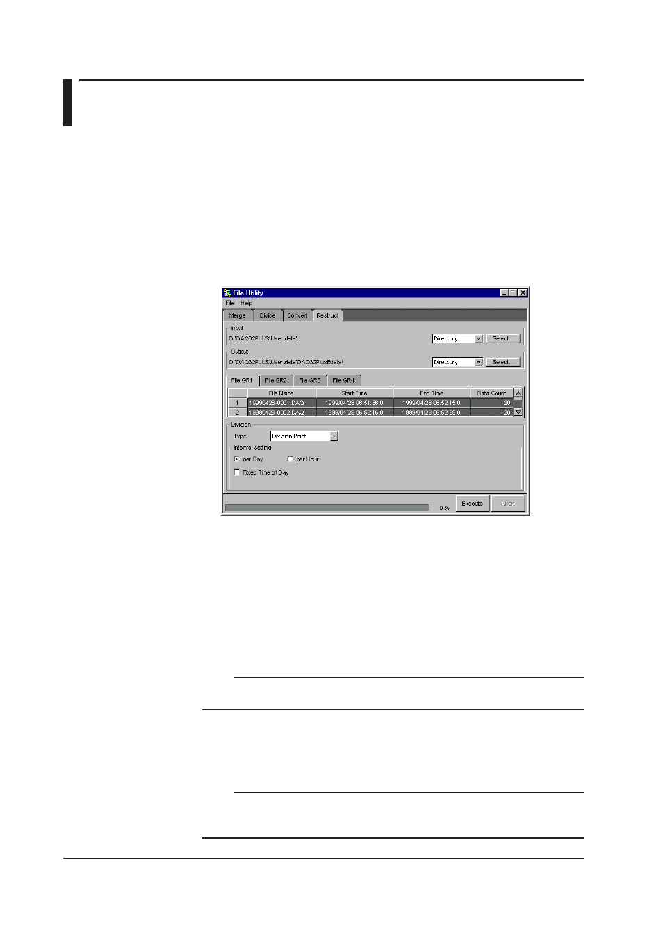 5 restructuring measurement data files, 5 restructuring measurement data files -10 | Yokogawa DAQWORX User Manual | Page 201 / 210