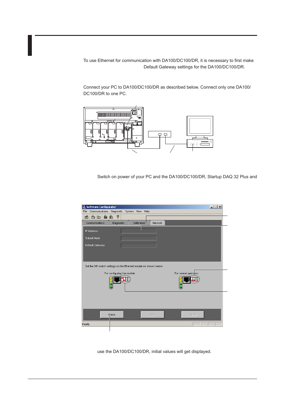2 network settings, 2 network settings -2, Connection method | Network settings | Yokogawa DAQWORX User Manual | Page 40 / 210