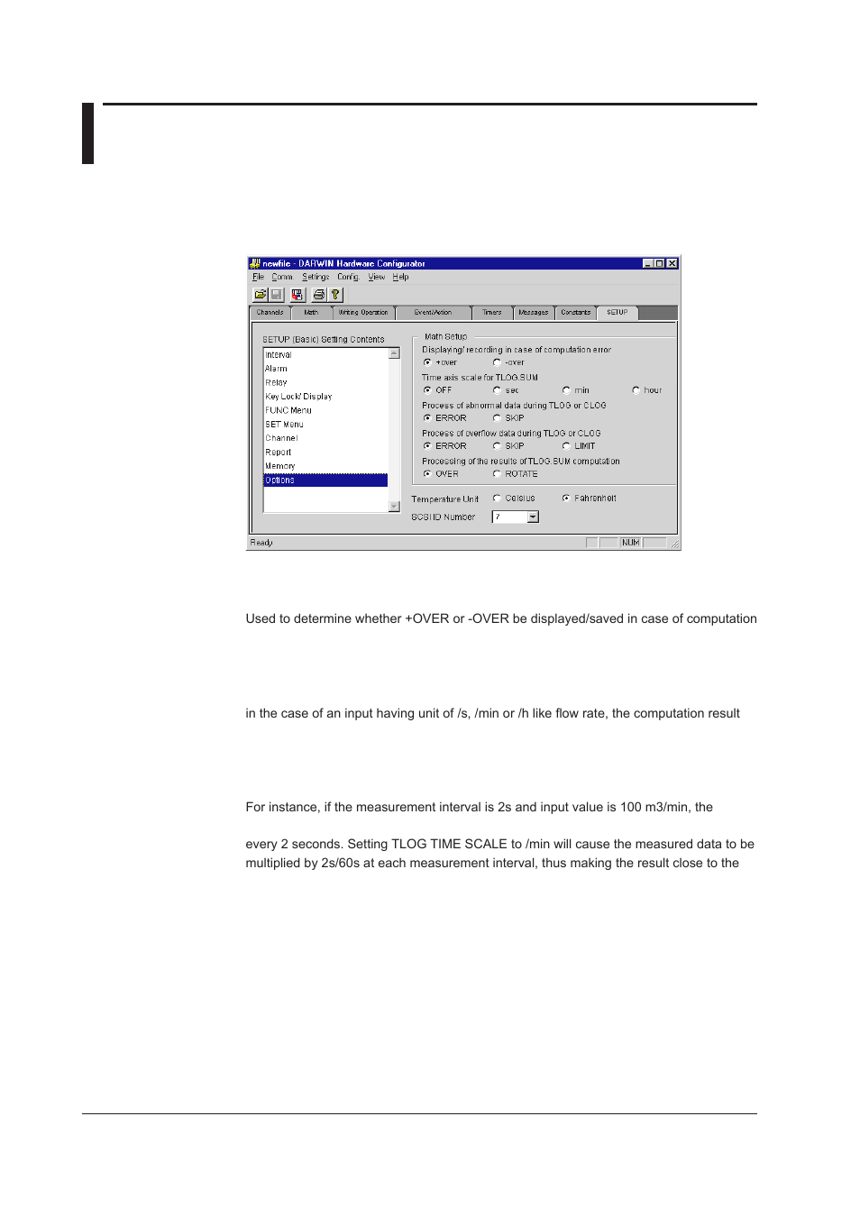 Math setup | Yokogawa DAQWORX User Manual | Page 95 / 210
