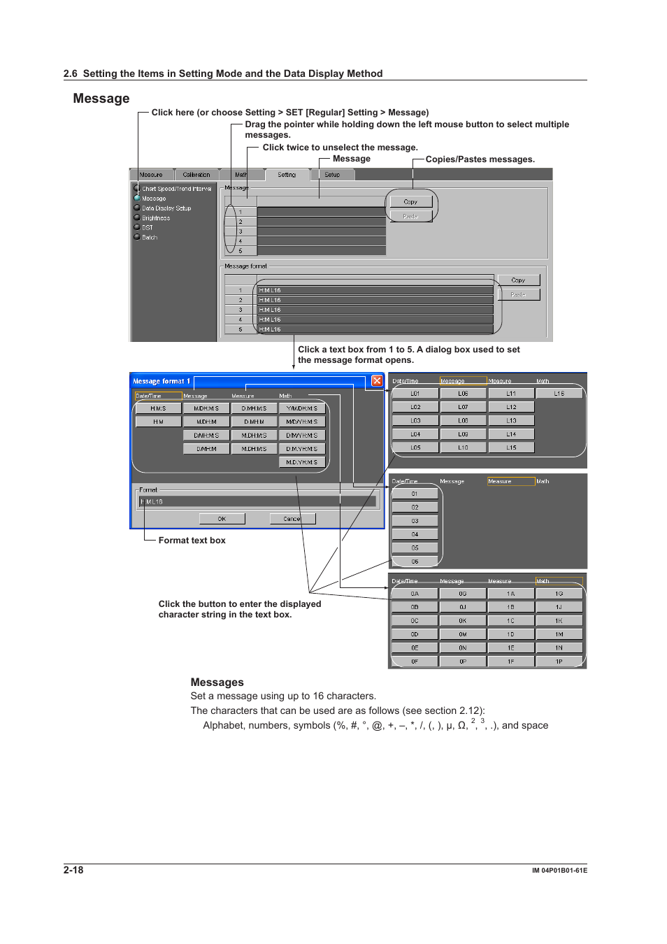 Message | Yokogawa µR20000 User Manual | Page 31 / 65