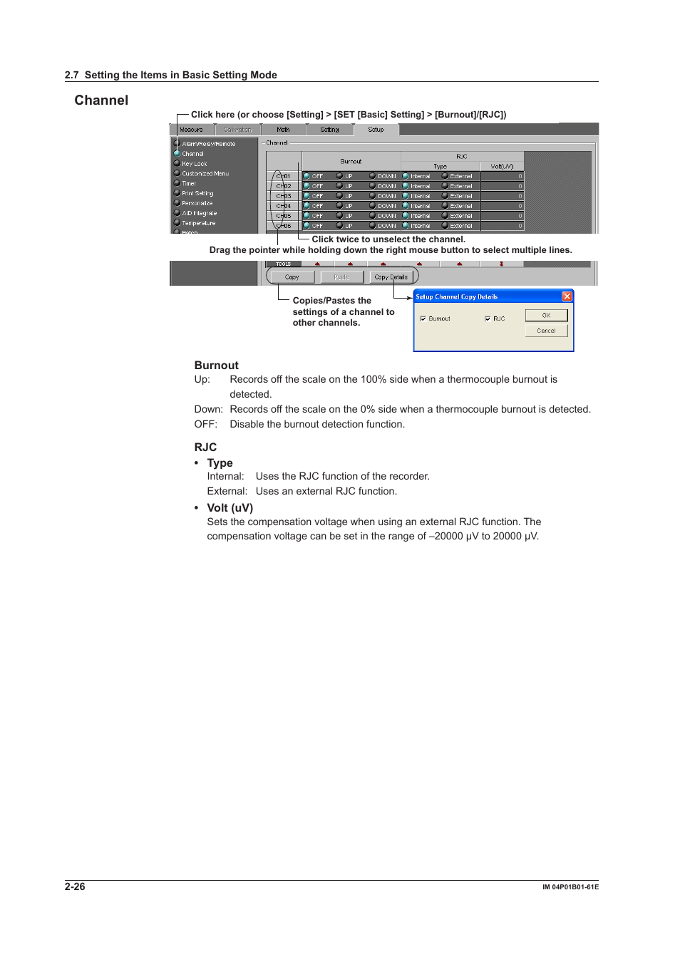 Channel | Yokogawa µR20000 User Manual | Page 39 / 65