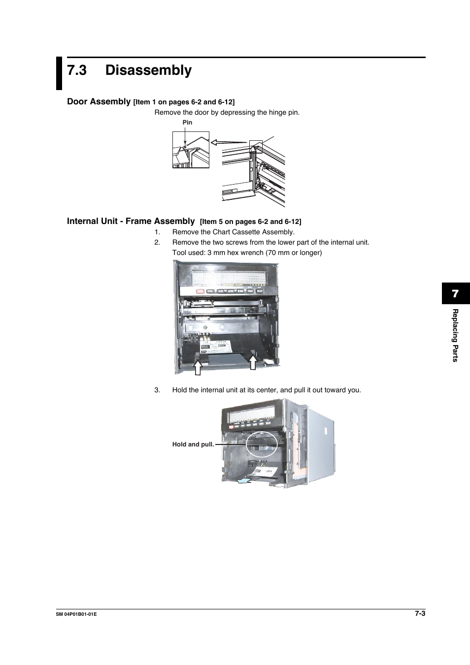 3 disassembly | Yokogawa µR20000 User Manual | Page 68 / 83