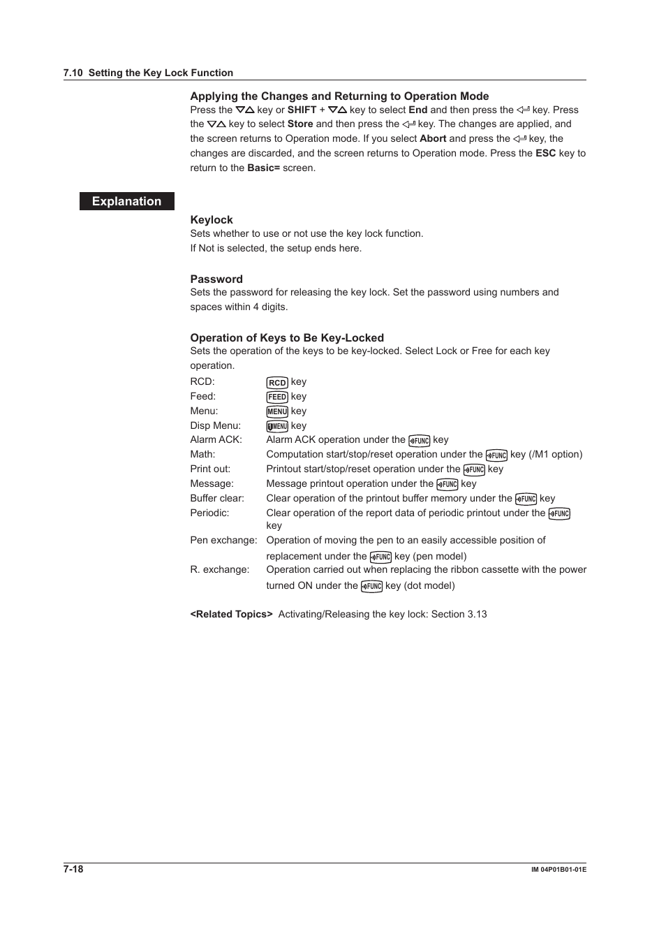 Explanaton | Yokogawa µR10000 User Manual | Page 155 / 263