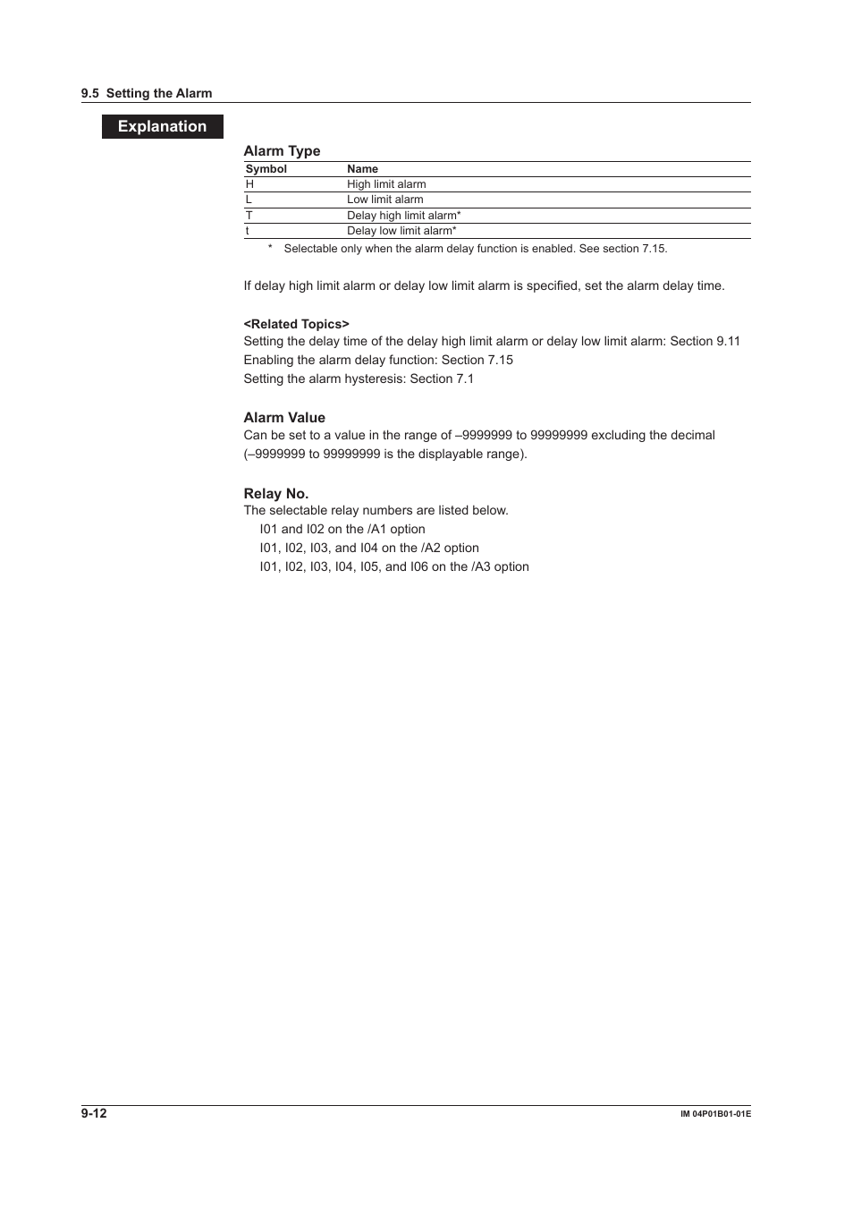 Explanaton | Yokogawa µR10000 User Manual | Page 195 / 263