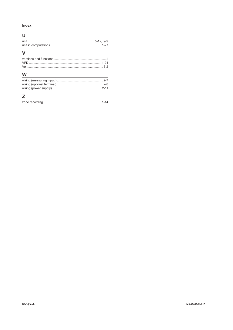 Yokogawa µR10000 User Manual | Page 263 / 263