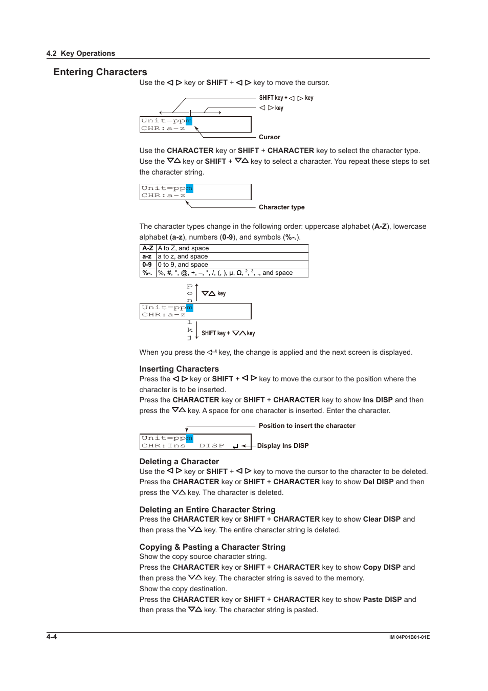 Enterng characters | Yokogawa µR10000 User Manual | Page 91 / 263