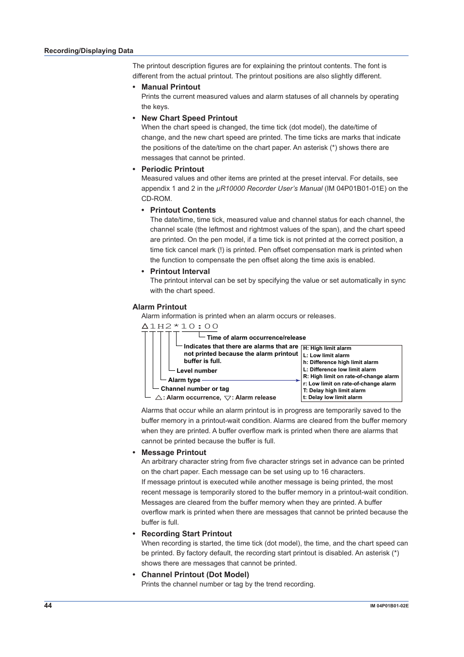 Yokogawa µR10000 User Manual | Page 44 / 56