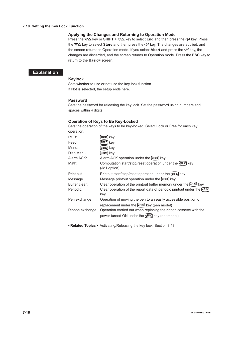 Explanaton | Yokogawa µR20000 User Manual | Page 155 / 263