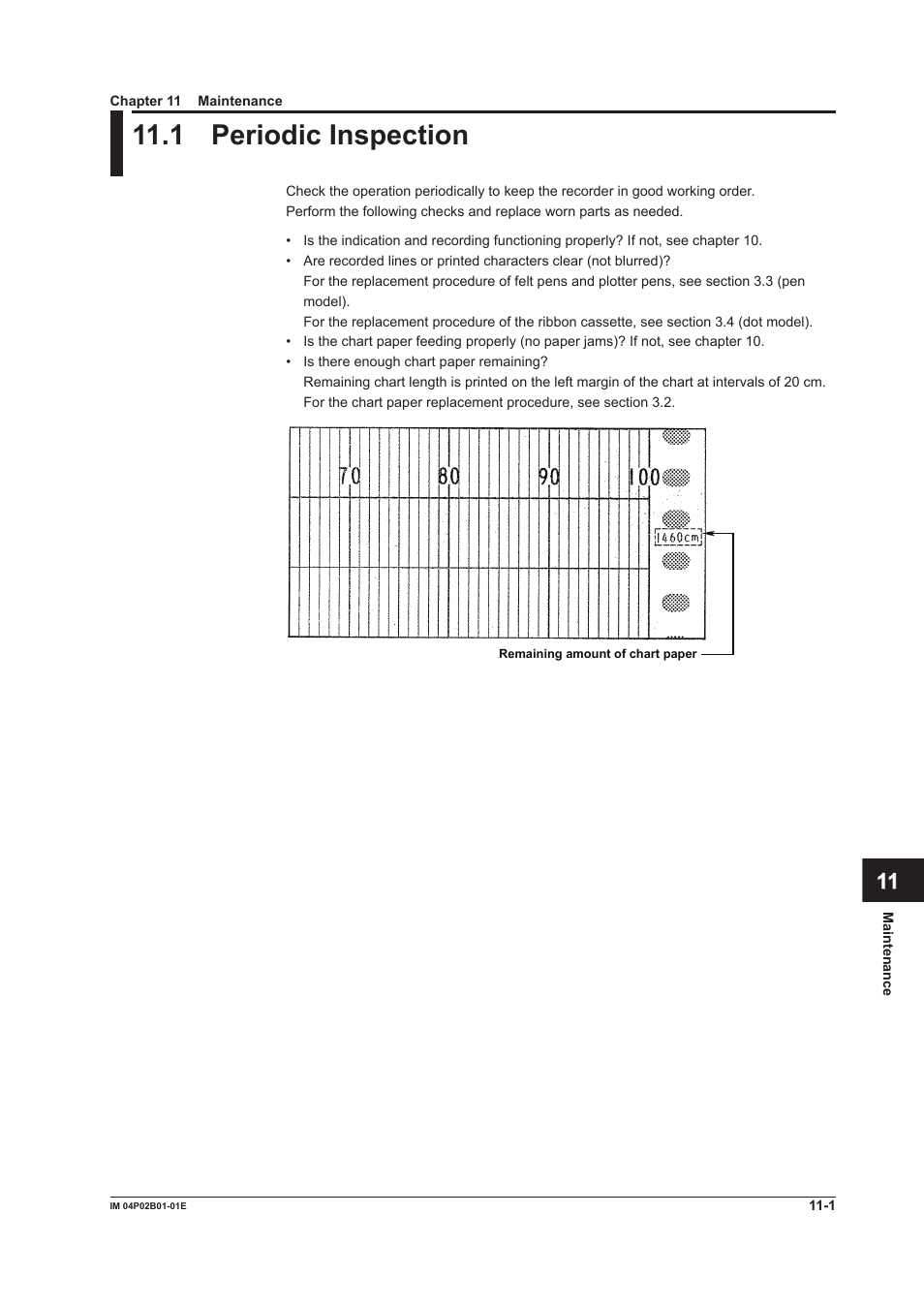 Chapter 11 maintenance, 1 periodic inspection, Chapter 11 mantenance | 1 periodic inspection -1, 1 perodc inspecton | Yokogawa µR20000 User Manual | Page 219 / 263