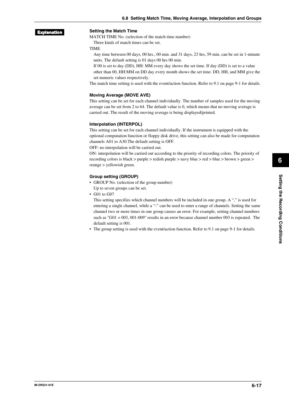Yokogawa DR240 User Manual | Page 115 / 255