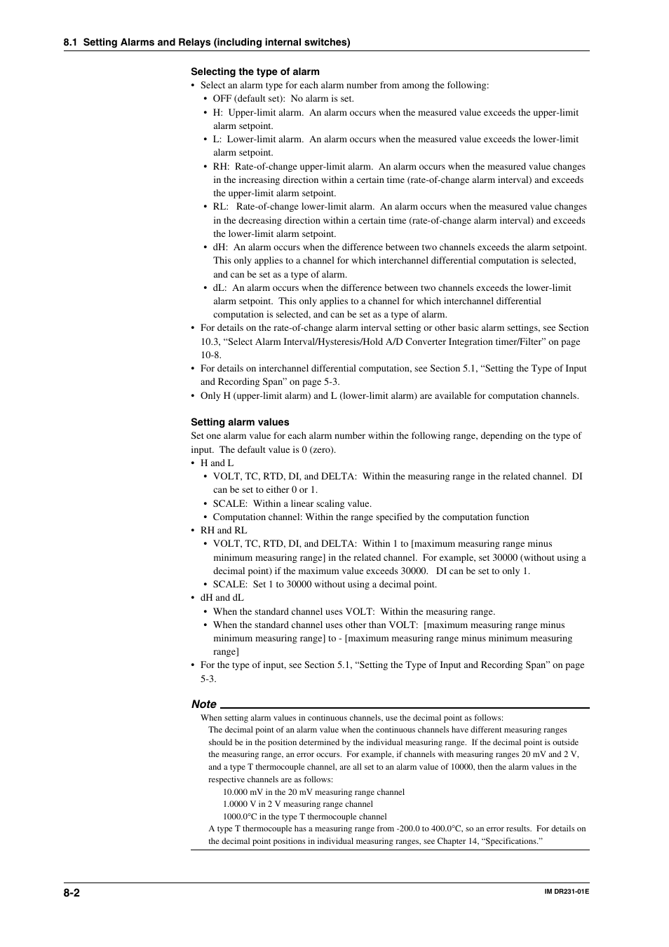 Yokogawa DR240 User Manual | Page 121 / 255