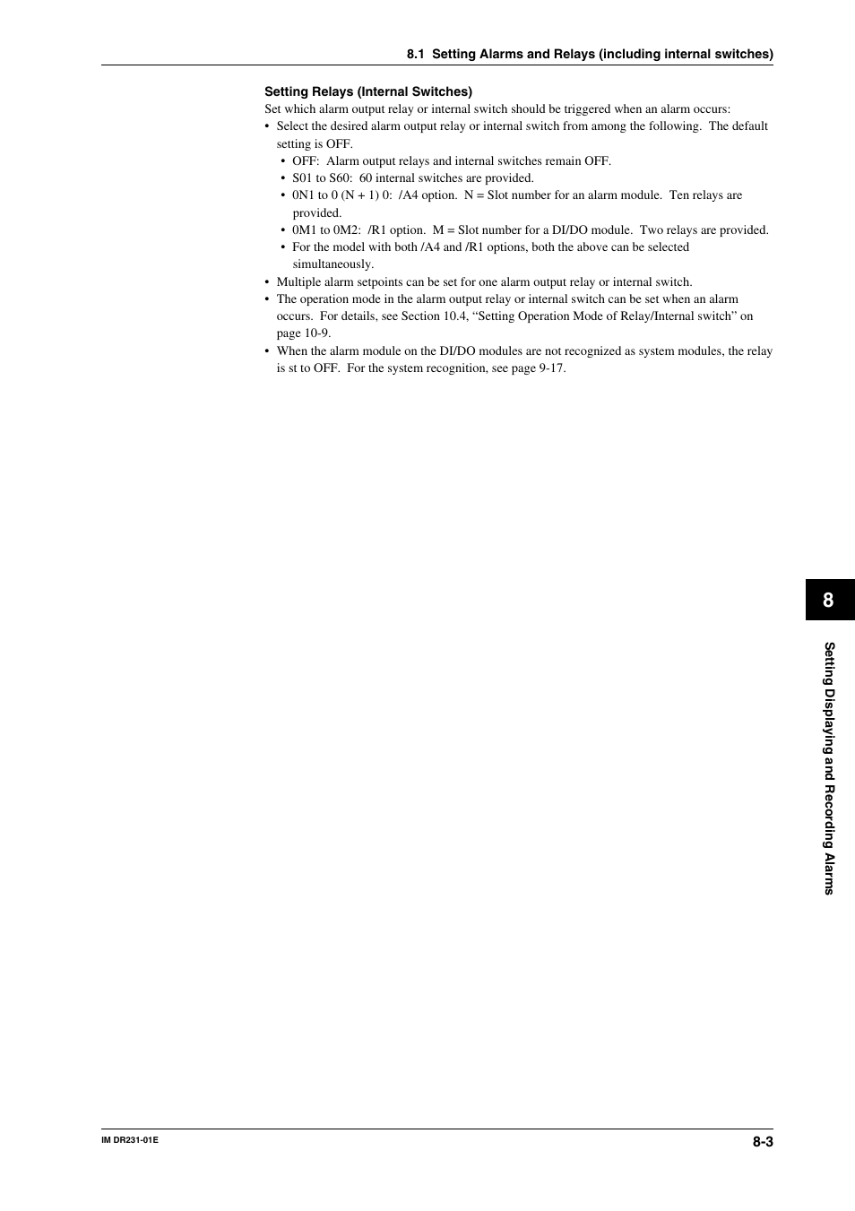 Yokogawa DR240 User Manual | Page 122 / 255